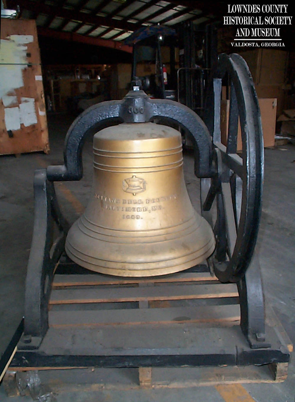 Bell in storage