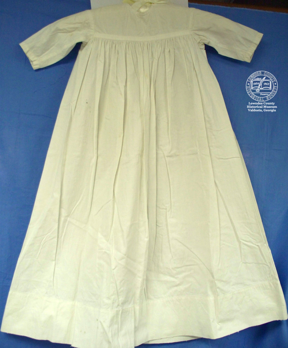 plain christening gown