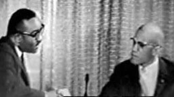 Louis Lomax interviewing Malcolm X in 1959